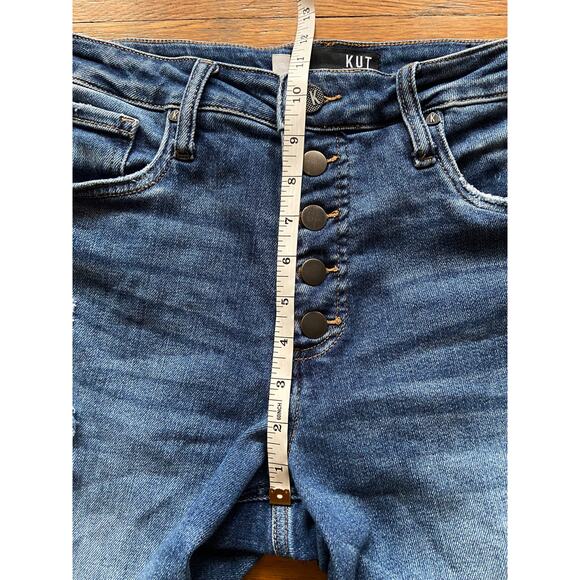 KUT From The KLOTH 'Rachael Fab Ab Mom Jean' sz 8L (shortened) - Picture 10 of 13